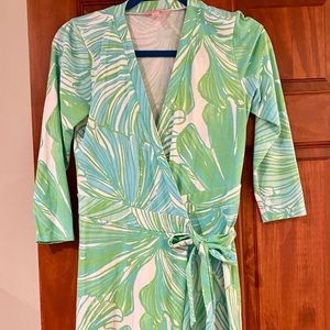 Lilly Pulitzer wrap shorts romper